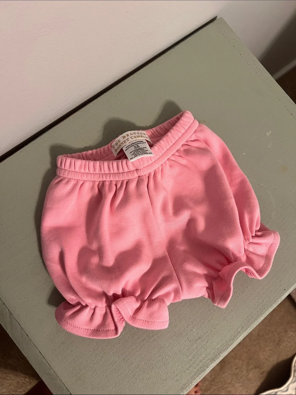 The Beaufort Bonnet Company Pink Ruffled Diaper Cover